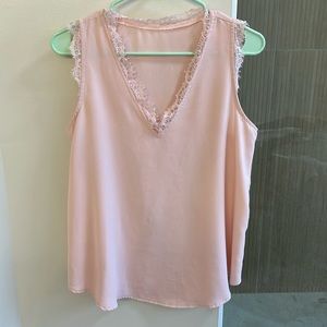 Lace Trim Tank